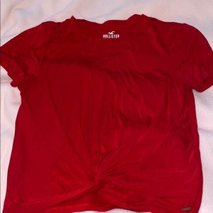 Hollister tie front shirt